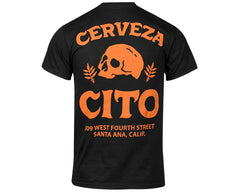 Cerveza Cito Tee - Black & Rust