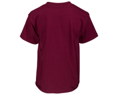 Finger Scoop Burgundy Tee