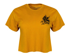 Eagle Womens Crop Top Mustard