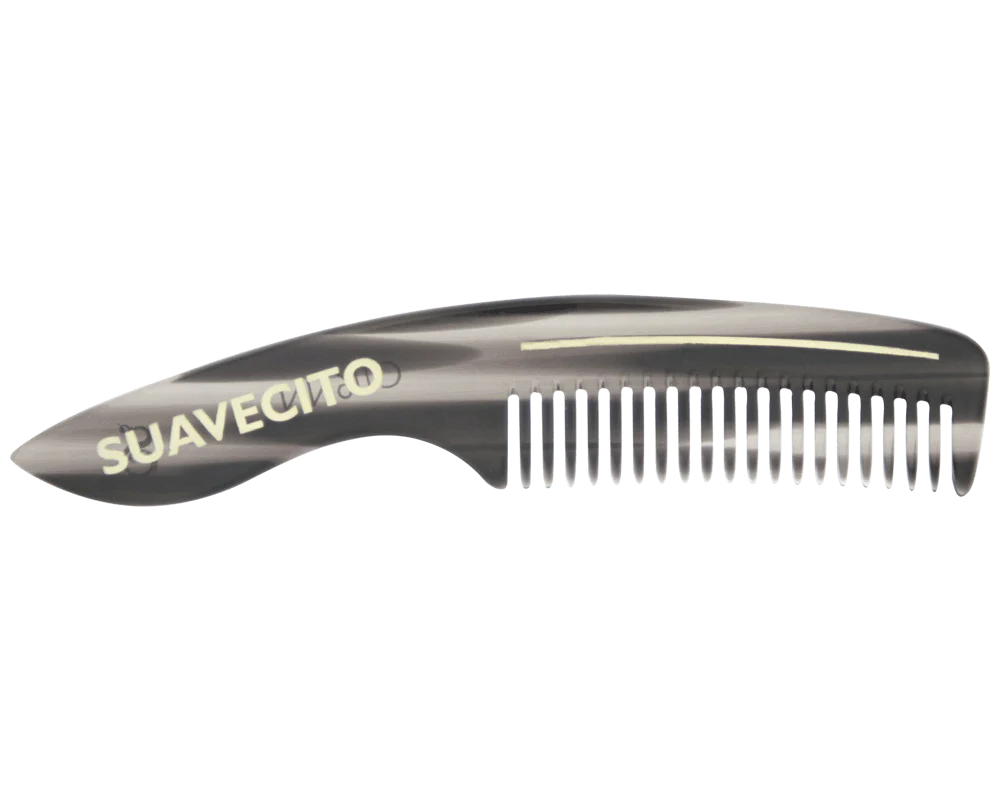 Deluxe Handle Beard Comb - Black