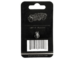 Round Suavecita OG Logo Enamel Pin - Silver